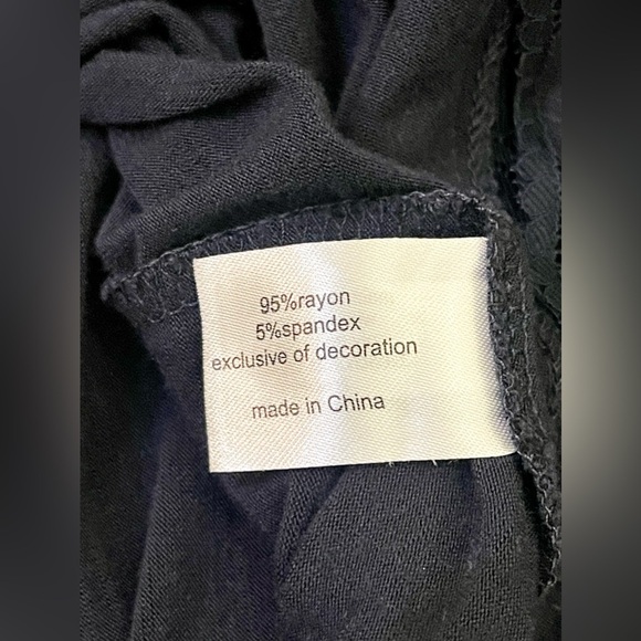 Lane Bryant Swing Tank Size 14/16 Shark Bite Lace V-neck Tunic Top Navy Blue - Picture 11 of 13